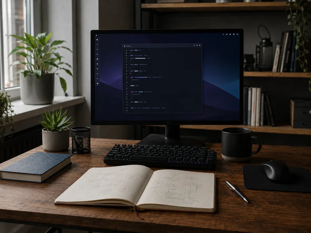 À propos de MémoLinux : espace de travail Linux avec écran, terminal et notes techniques