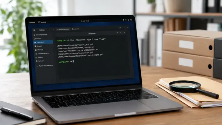 Recherche de fichiers avec la commande find sous Linux